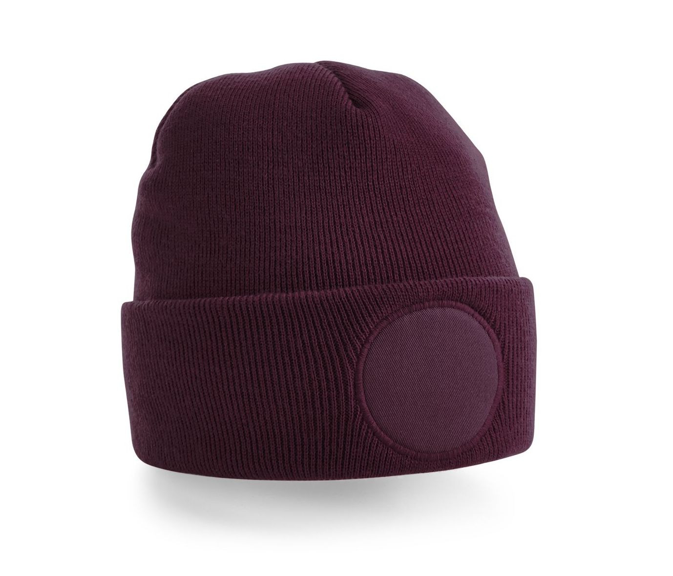CIRCULAR PATCH BEANIE