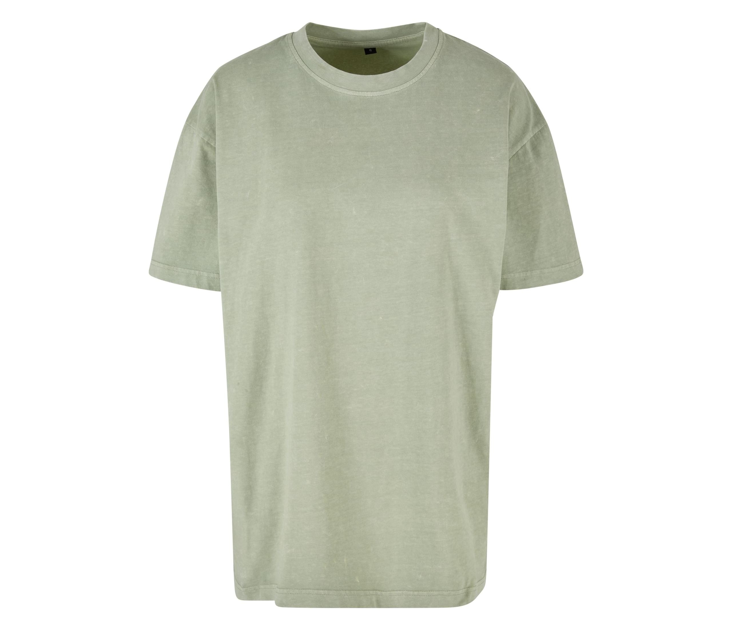 LADIES OVERSIZED ACID WASH TEE