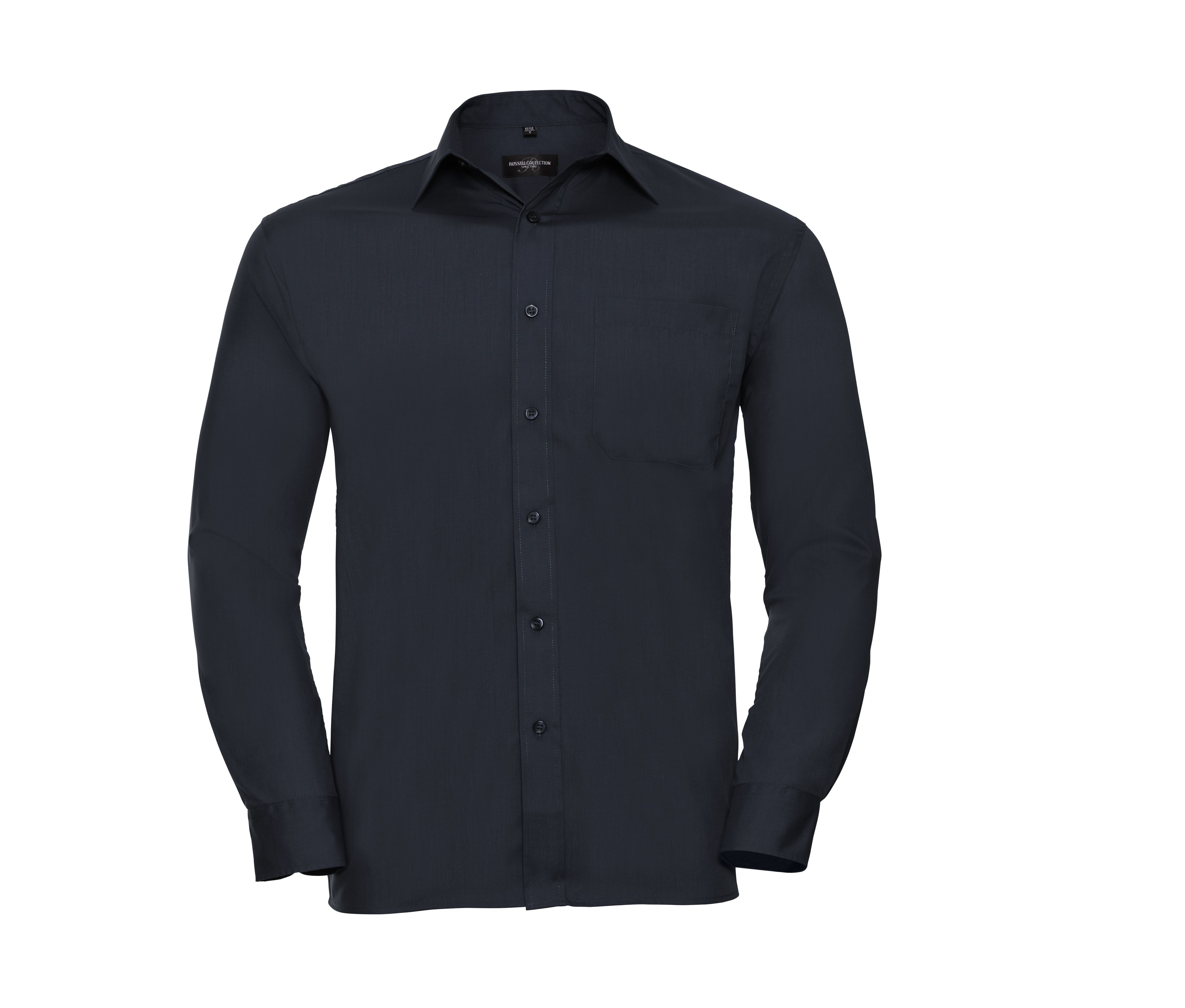 MEN'S LONG SLEEVE CLASSIC POLYCOTTON POPLIN SHIRT