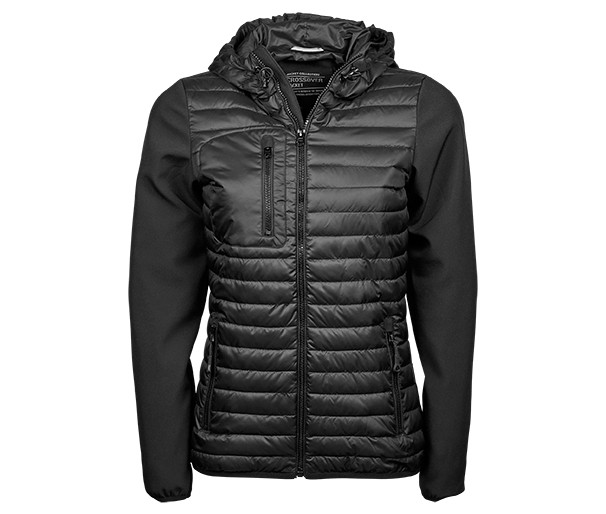 WOMENS HOODED CROSSOVER JACKET