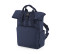 RECYCLED MINI TWIN HANDLE ROLL-TOP LAPTOP BACKPACK
